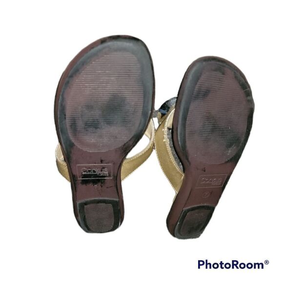 Corkys Sandals Size 7 Embeleshed Button - Picture 6 of 9